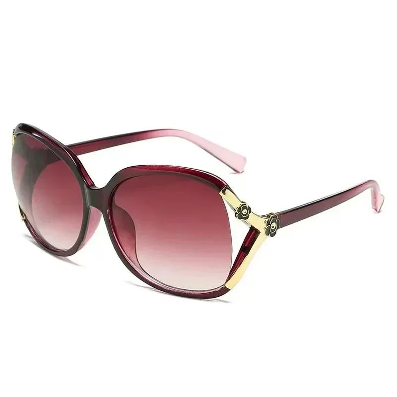 New Large Frame Circular Shape Sunglasses Women's Brand Designer Fashion Sun Glasses Women Driving Eyewear UV400 Oculos De Sol