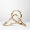 Minimalist Modern Black Resin Knot Sculpture Ornament, Luxury Soft Furnishing Decor for Showroom Living Room TV Cabinet Home Display