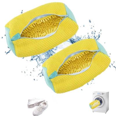 Saco para Lavar Sapatos com Zíper Hot Spot Brake - Solução Anti-Deformação para Lavanderia de Sapatos