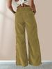 European & American Style High-Waist Slimming Drape Pants - Women's Casual Straight-Leg for Autumn/Winter 2024