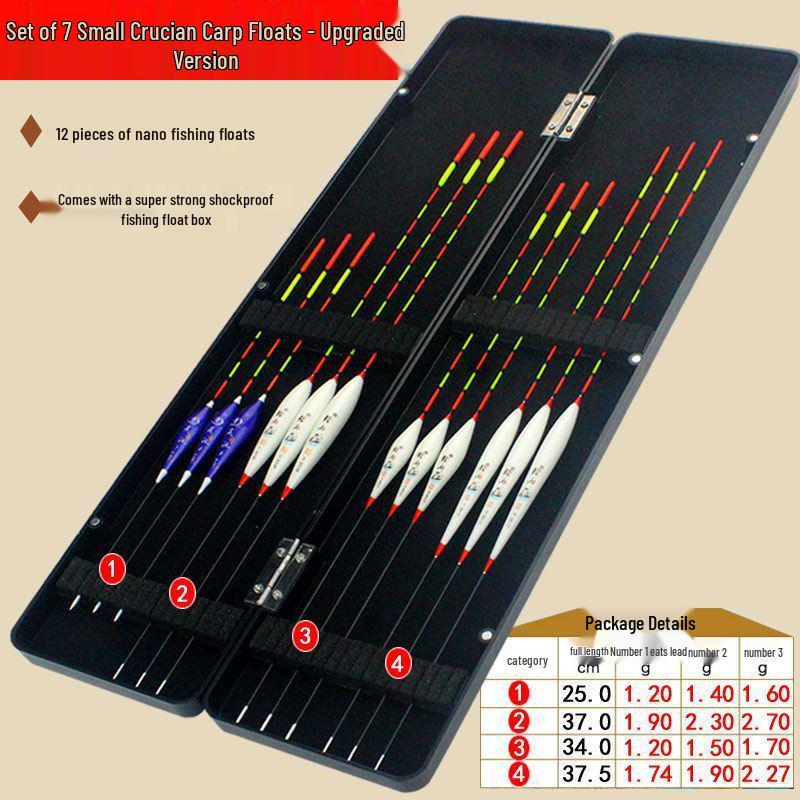 High-Sensitivity Nano Bright Fishing Float Set for Carp & Crucian Carp