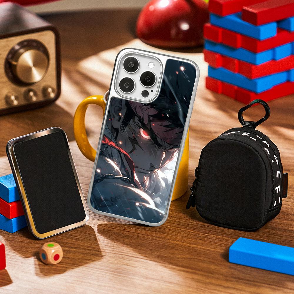 Game Street Fighter Classic Japan Poster Phone Case for iPhone 16 15 14 13 12 11 Pro Max Sheepskin Silver-edged Protective Case