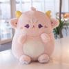 38Cm Cartoon Dragon Looong Doll Plush Toy Stuffed Fluffy Purple Pink White Green Animal Plushie Companion Sleeping Friend Gift