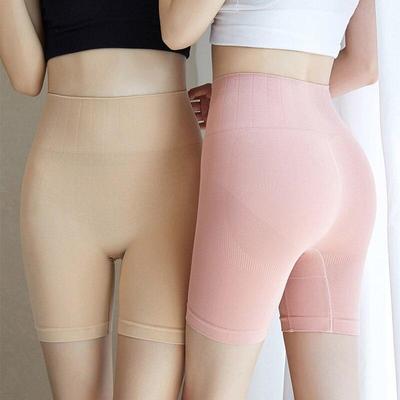 Kadın dikişsiz külot HighWaist kalça kaldırma karın pantolon Boxer güvenlik şort nefes vücut şekillendirme zayıflama iç çamaşırı