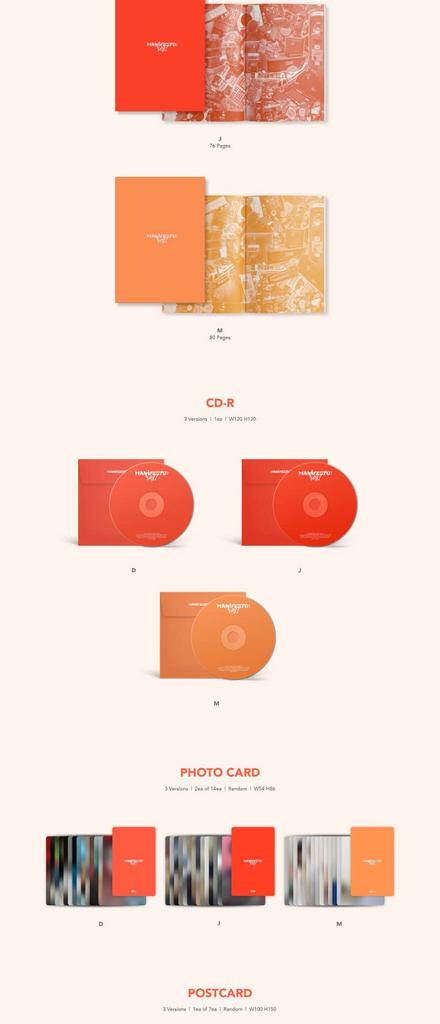 ENHYPEN MANIFESTO DAY 1 3rd Mini Album M Version Folding Message Can Instant Tattoo Sealed CD+1p Poster+80p PhotoBook+2p PhotoCard+1p PostCard+1p