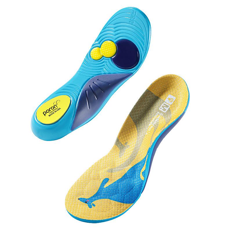 Kids' Arch Support Cushioned Insoles - Soft, Shock-Absorbing, Anti-Slip, Cuttable for Sports & Running Shoes