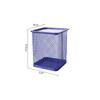 Multifunction Round/Square Mesh Pen Pot Multicolor Pen Holder Desk Tidy Stationery Organiser Pencil Storage Stationery Organiser