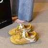 Women's White Sneakers Spring Autumn Lightweight Comfortable Soft Sole Casual Board Shoes Fashion Lace Up Outdoor Non Slip Flats