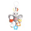 Rabbit Penguin Cartoon Animal Bell Toy PP Cotton Plush Rattle Teether Toys  Baby Crib