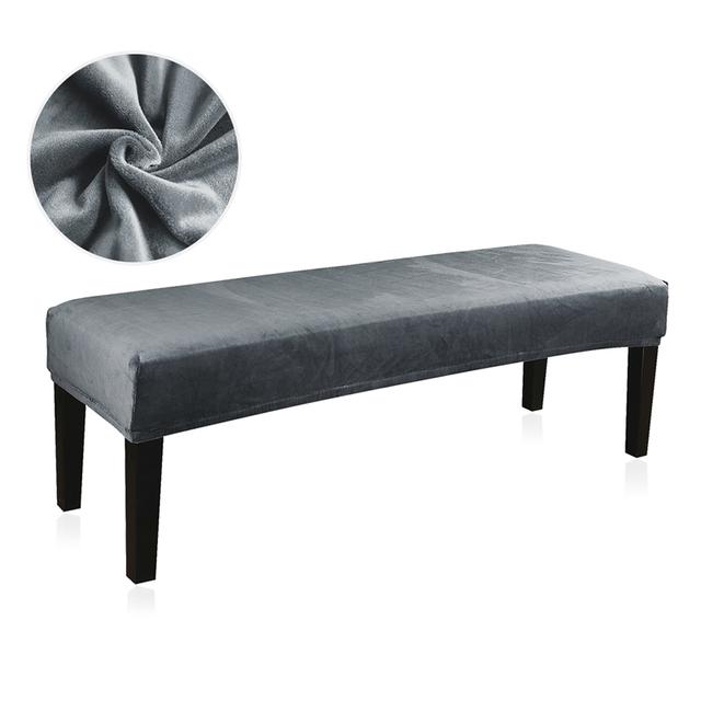 Samt Stoff Bankbezug Super Flauschig Elastisch Esszimmer Stuhl Bankbezüge Sitzbezug Für den Heimgebrauch Wohnzimmer Schlafzimmer Klavierzimmer
