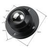 360° Rotation Pulleys Quiet Furniture Casters Roller Stickable Ball Casters Universal Wheel Pulley Base Steel Ball Rotate Castor