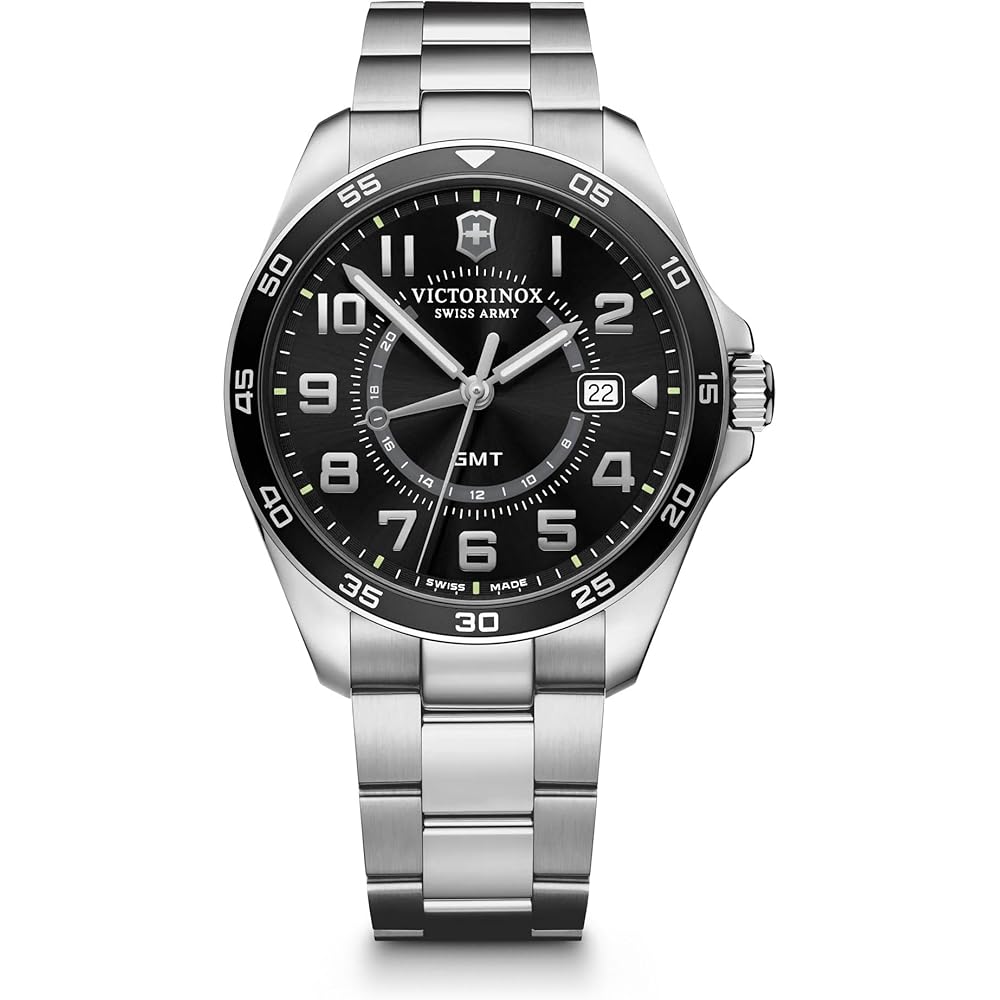Victorinox Fieldforce Classic GMT Quartz Watch Gift 241930 Men's Timepiece