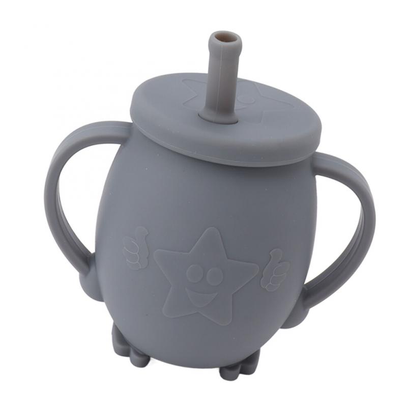 230ml Becher für Kleinkinder Silikon Trainings-Trinkbecher