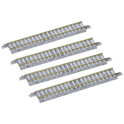 TOMIX N Gauge Straight PC Rail S99-PC Set of 4 1015