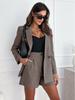 Hot Selling Casual Linen Suit Shorts Set