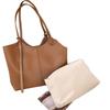 Genuine Leather Tote Bag, Versatile Cowhide Commuter Bag, Large-capacity Single-shoulder Underarm Bag