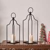 Metal Candle Holder Candlesticks Stand Holder Ornament for Birthday Gift