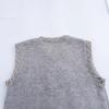 2025 Spring Women's European & American Lazy Hong Kong Style Pony Embroidered Knit Vest