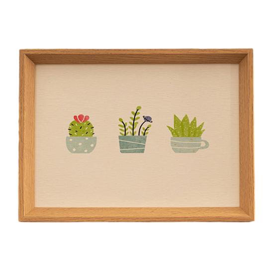 Chinese Style Picture Frame Vintage Floral Mini Photo Frame Wooden Standing Display Frame for Tabletop Wall Decor