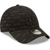 Casquette 9FORTY - NEW ERA - New York Yankees - Monogram Noir - Réglable - 100% Coton