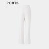 PORTS Women's Solid Casual Pants LQ8P081GWB017