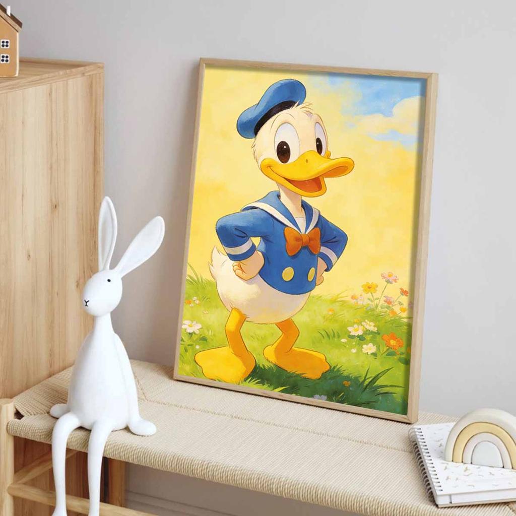 Disney Diamond Painting 5D DIY Full Circle Donald Duck Diamond Painting Kit Home Bedroom Wall Decor Crafts