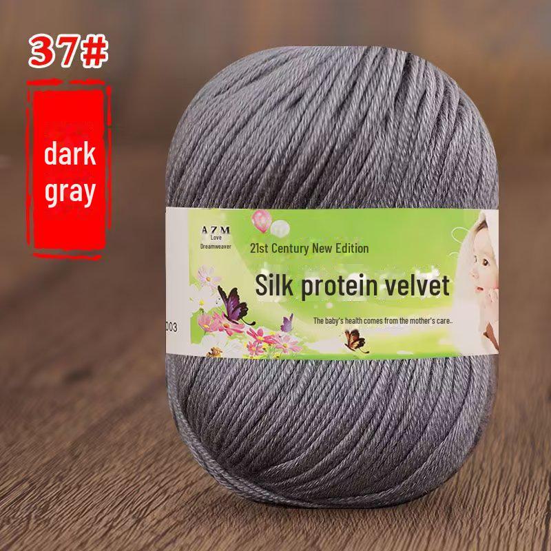 Детская пряжа из 6 нитей для ручной вязки свитеров, кукол, шарфов, тапочек.. Акриловый материал. null