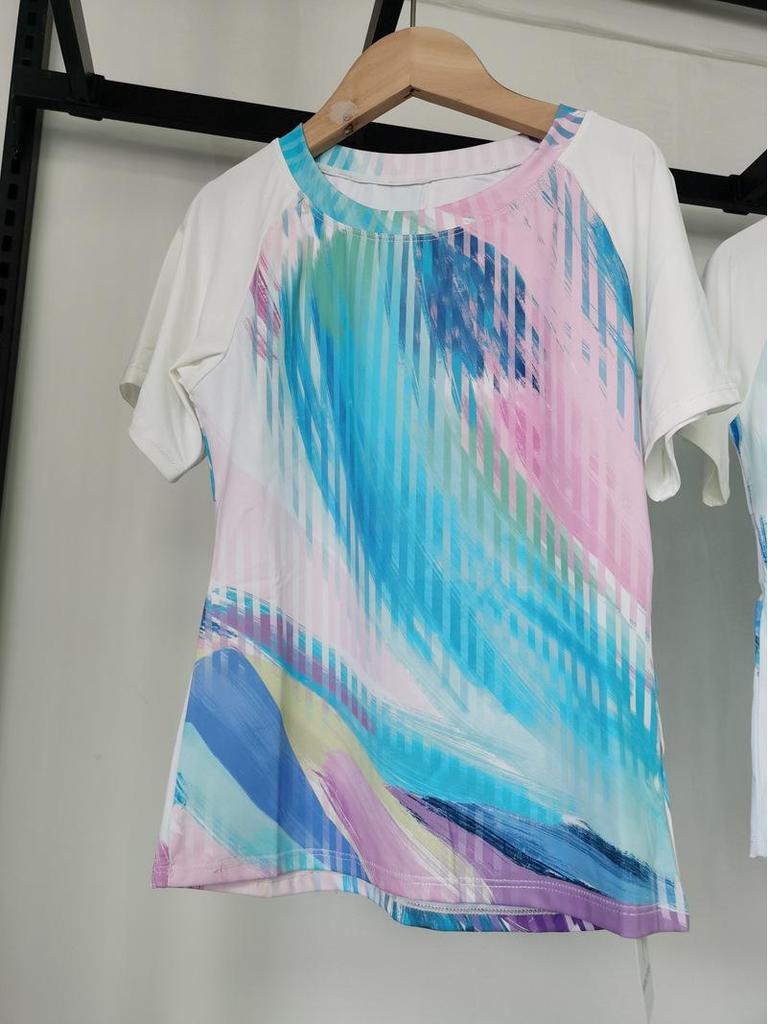 Lightweight Ice Silk UV Protection Summer Yoga Suit for Girls - Short Sleeve T-Shirt & Running Sports Pants
