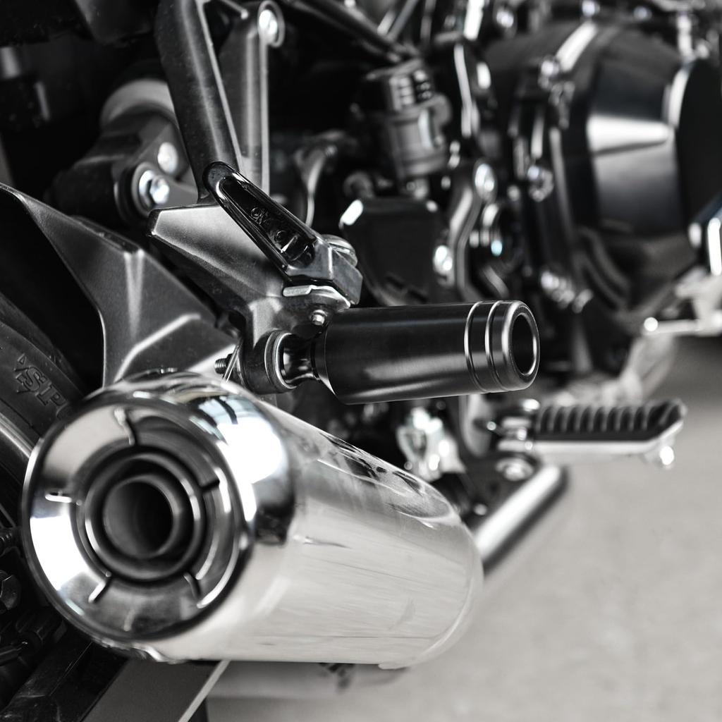 CHINGLAY Muffler Slider: Compatible with Z900RS (2018–2026) Muffler Protector Exhaust