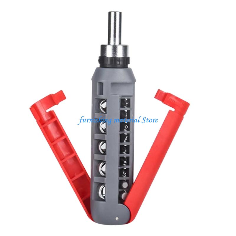 Y5GD Multipurpose 14 in 1 Ratcheting Screwdriver Tool Set Multiple Rotation and Heavy Duty Professional Repair Tool