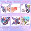 Diamond Painting Kit for Kids Butterfly Suncatcher Window Gem Art and Craft