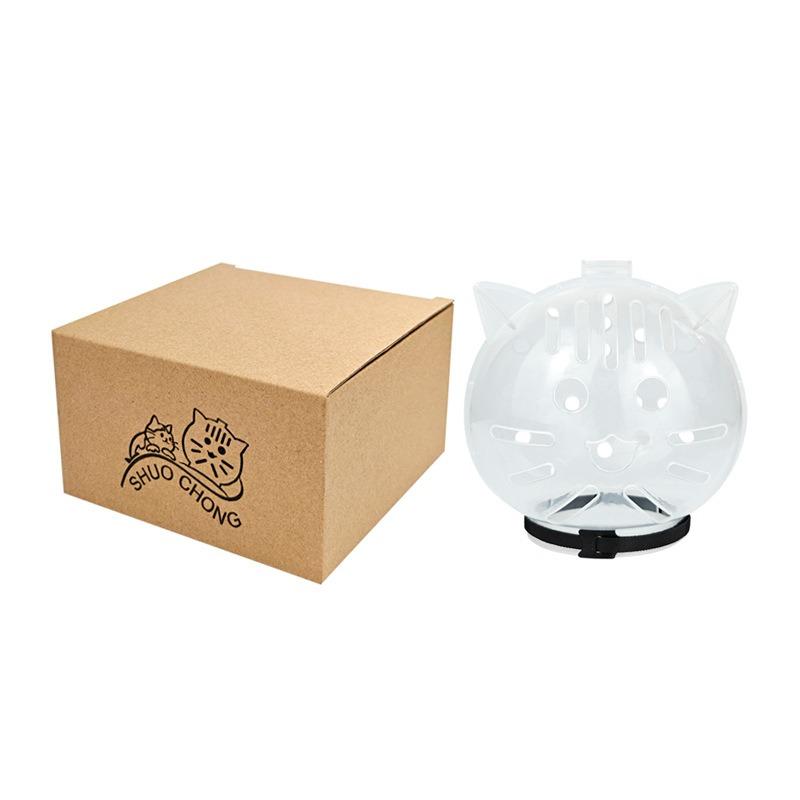 

Cat Head Cone Anti‑Licking Anti‑Biting Anti‑Scratching Soft Spherical Hood Protective Collar for Cats Recovery After Surgery