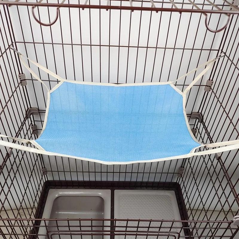 Cat Hanging Hammock Cat Bed Pet Cage Hammock with Adjustable Comfortable Cat Swing Kitten Climbing Frame Pet Supplies Dog Beds
