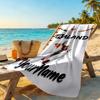 Haaland Customized Name Beach Towel Super Soft & Absorbent Perfect for Traveling Yoga Camping and Swimming
