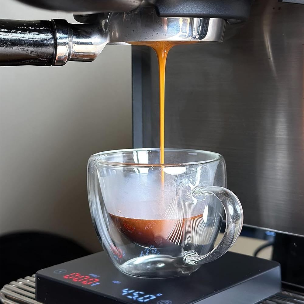 D2 Mini Coffee Scale Automatic Timing Function Rechargeable USB 3kg/0.1g High Precision Scale for Espresso Hand-Poured Coffee