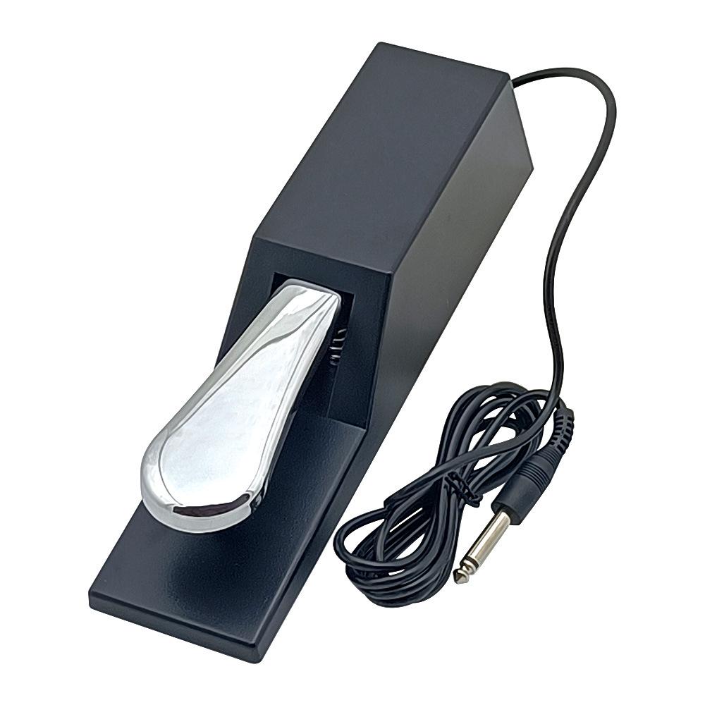 Universal Electronic Keyboard Sustain Pedal: Metal Foot Switch for Digital Piano & Synthesizer