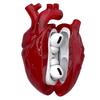 Heart-shaped Liquid Silicone Transparent Protective Cover Suitable for 2nd Generation Wireless Noise Reduction Earphones with Metal Hook Anti-drop