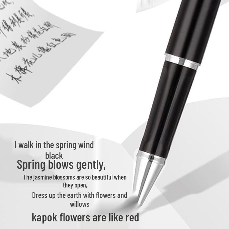 Deli S82-01 Metal Bullet Tip 0.5mm Signature Pen