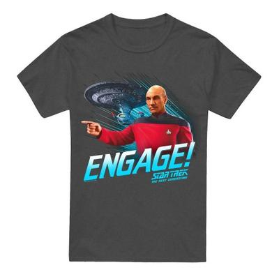 STAR TREK Unisex Adult Engage T-Shirt