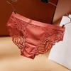 Sexy Lace Underwear Women Low Waist Girl Briefs Three-dimensional Stripes Panties