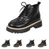 Women's Round Toe Heel Thick Boots for Fall and Winter
