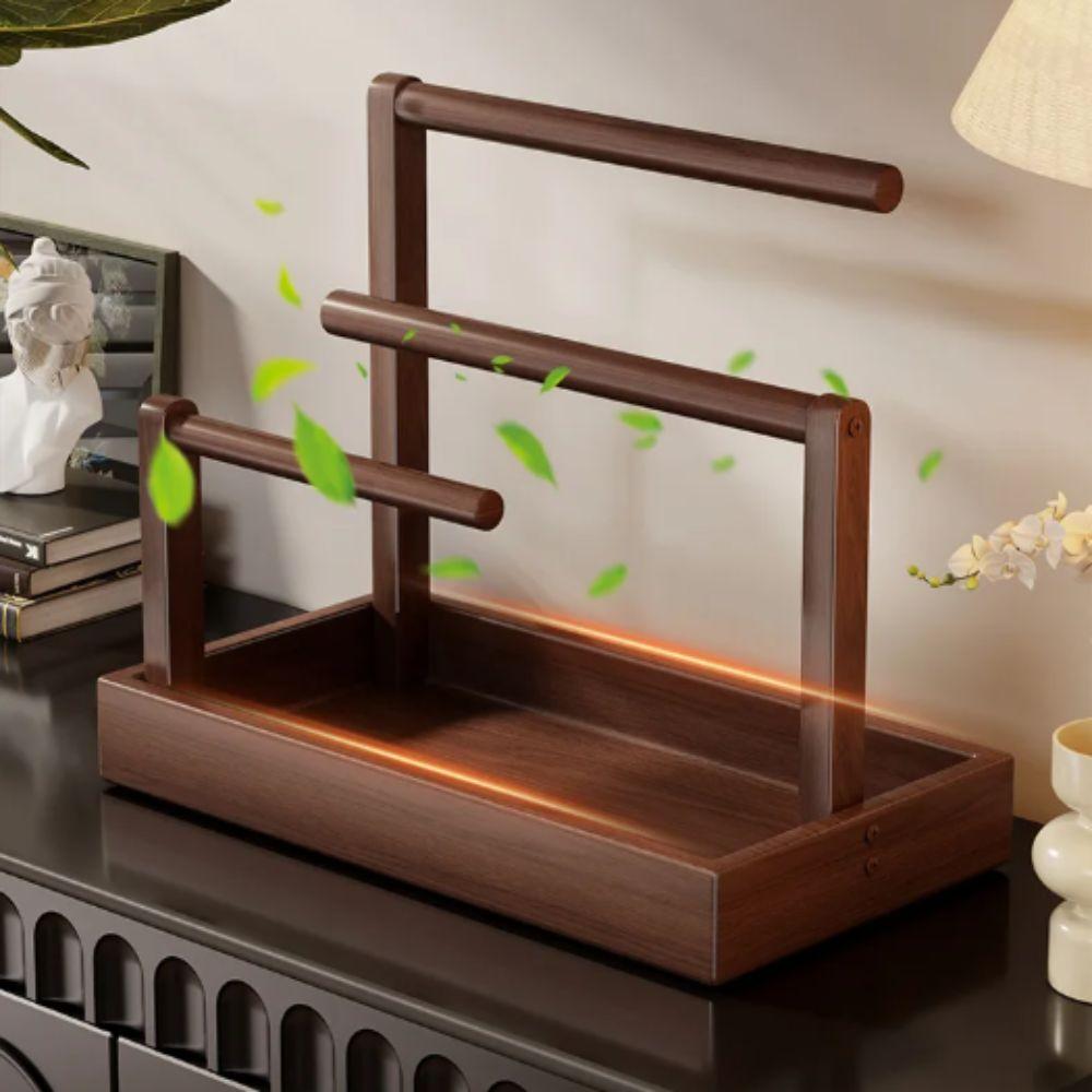 Retro Style Jewelry Stand Solid Wood Jewellery Organizer Jewelry Display Stand Closet Organization
