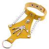 Exaggerated Non Mainstream Ring Bracelet Leather Bangle Punk Goth Skull Claw Sleeve Bracelet