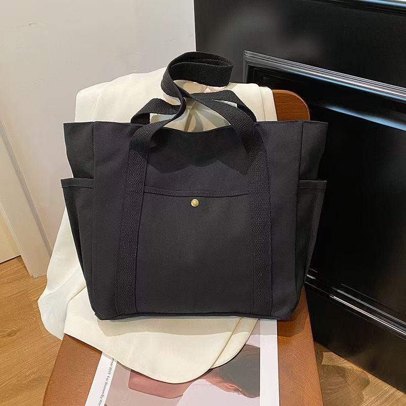 

Універсальна полотняна сумка через плече великої місткості для роботи та прогулянок – Ідеально для студентів та щоденних поїздок