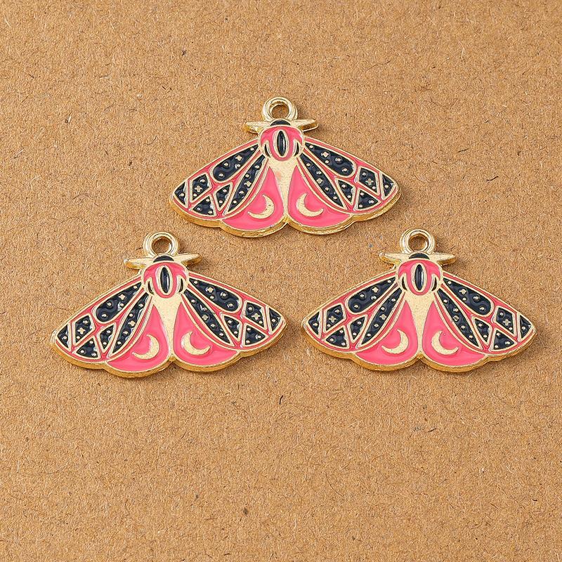 10pcs Cute Enamel Butterfly Charms Pendants for Jewelry Making Necklace Earrings Bracelet DIY Accessories Supplies