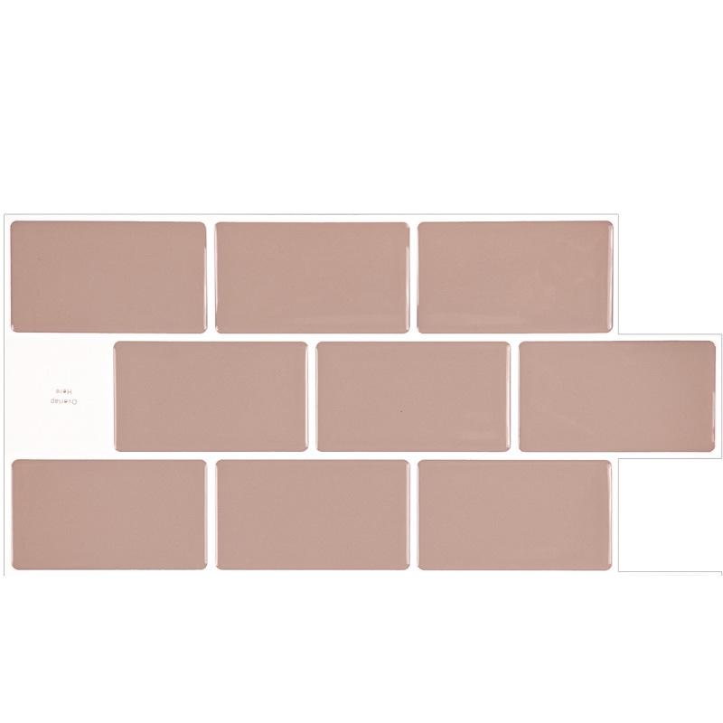 3D Crystal Epoxy Waterproof Wall Sticker: Easy-Install, Moisture-Proof Imitation Tile for Commercial Spaces