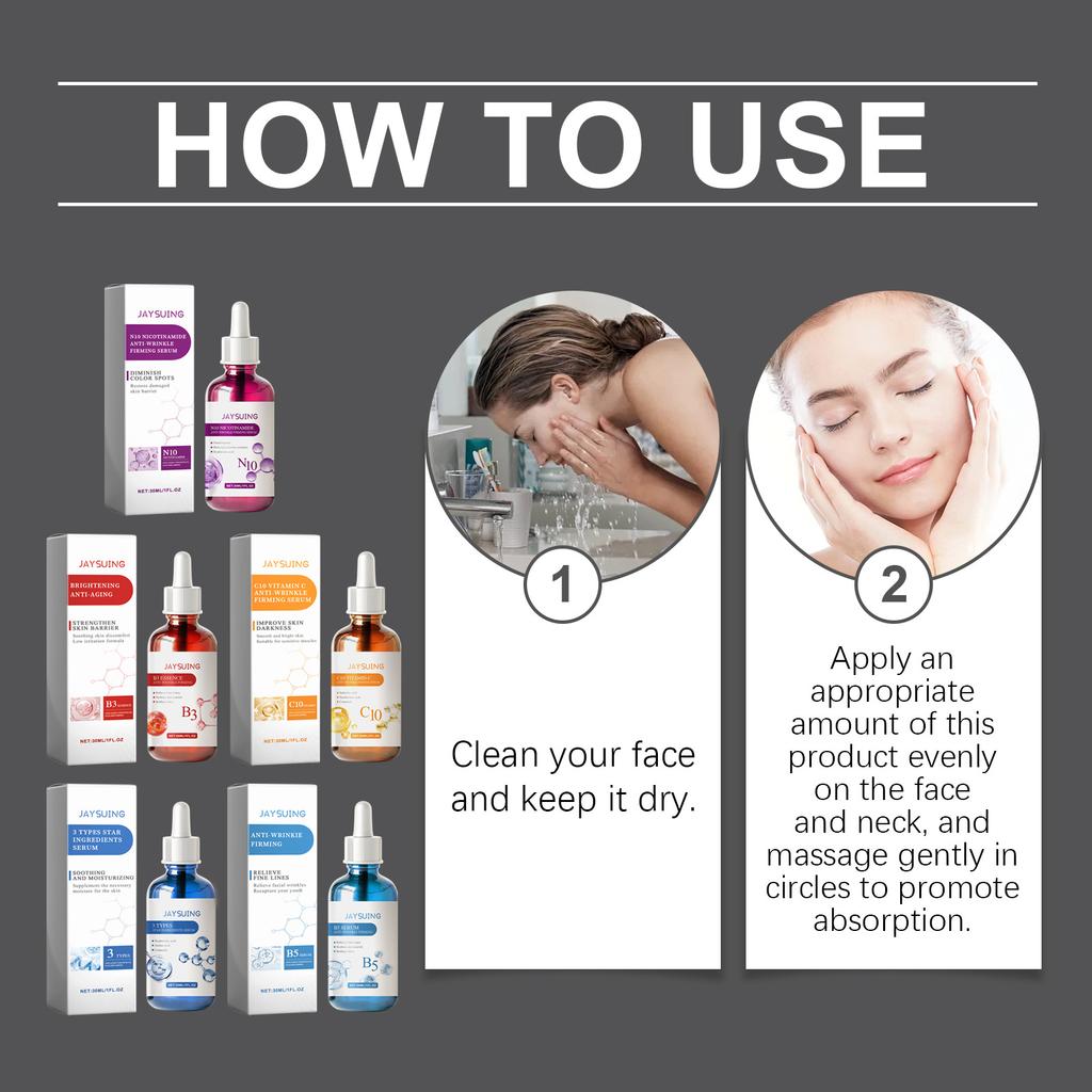Essence Gift Set 5 Face Moisturizing Hydrating Daily Repair Essence Gift Set