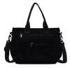 1 pièce Sac à bandoulière en velours pour femme, Sac à main grande capacité, Sac fourre-tout, Style décontracté, Sac bandoulière, Sous le bras Nouveauté Printemps/Été