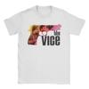 Miami Vice Neon Gun T Shirt Summer Harajuku T Shirts Men Cotton Round Neck Plus Size Clothes Short Sleeves Y2k Casual Tshirt