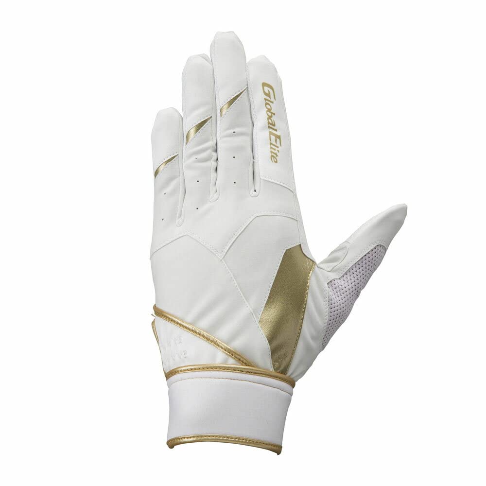 

MIZUNO ZeroSpace Defensive Left Gloves, Hand, 1ejed29001, Small, White/Gold